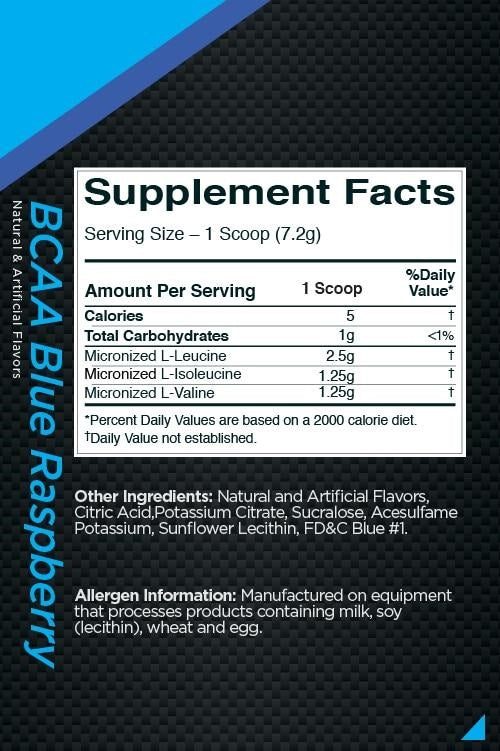 BCAAs Blue Raspberry by Rule One