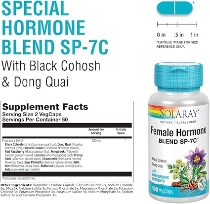 Female Hormone Blend 100VegCaps by Solaray