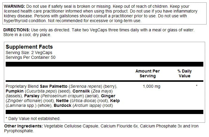 Prostate Blend by Solaray