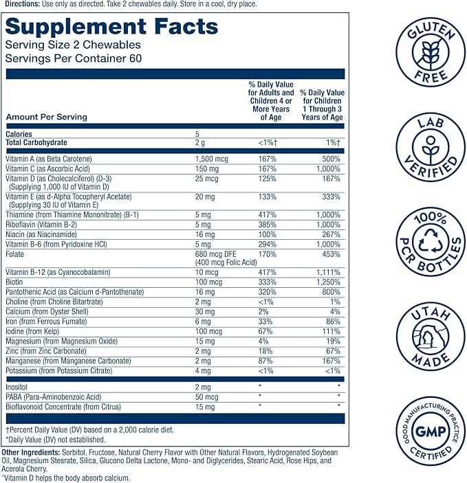 Children's Vitamin & Minerals Chewables by Solaray