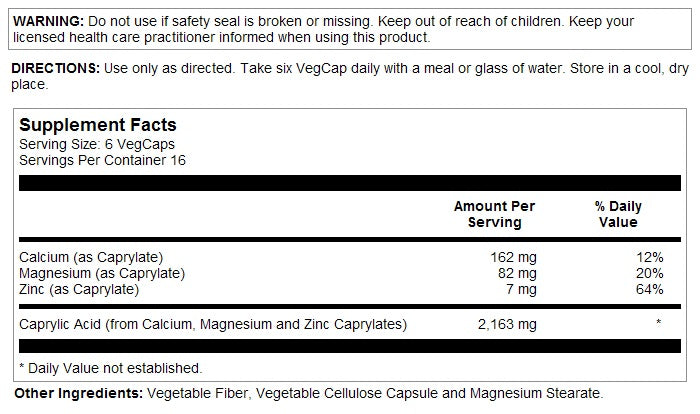Capryl 100VegCaps by Solaray