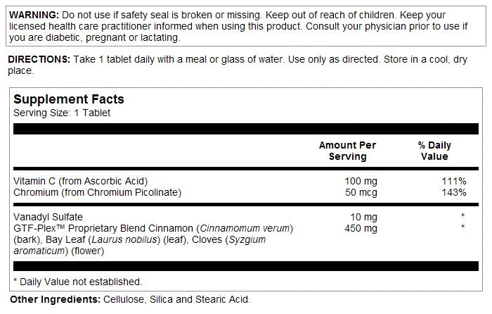 Vanadyl Complex 90tabs by Kal