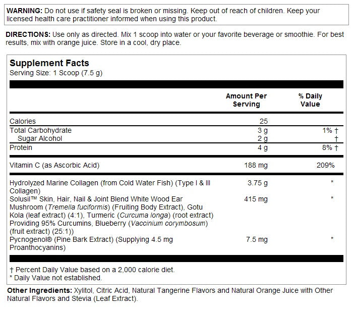 Clinical Youth Collagen Powder 10.5oz by Kal