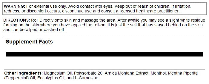 Magnesium Oil Sport Roll-On by Life-flo