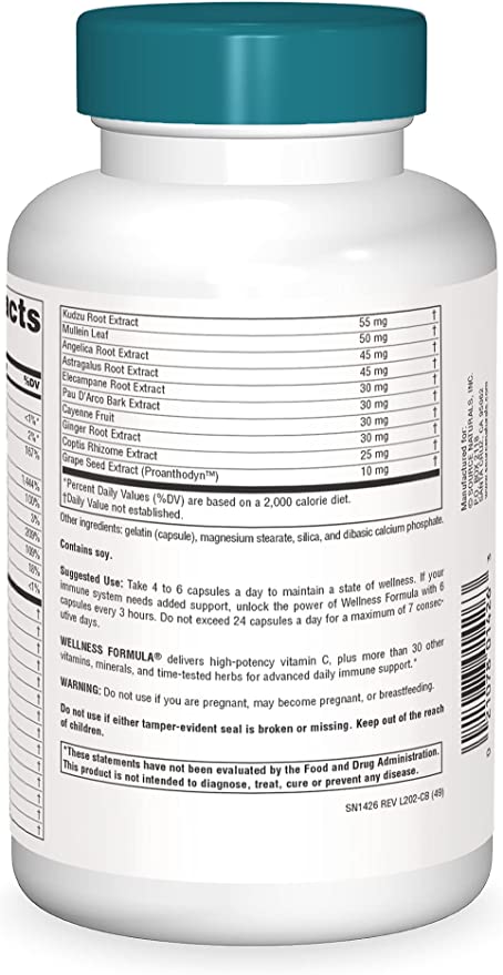 Source Naturals Wellness Formula Capsules