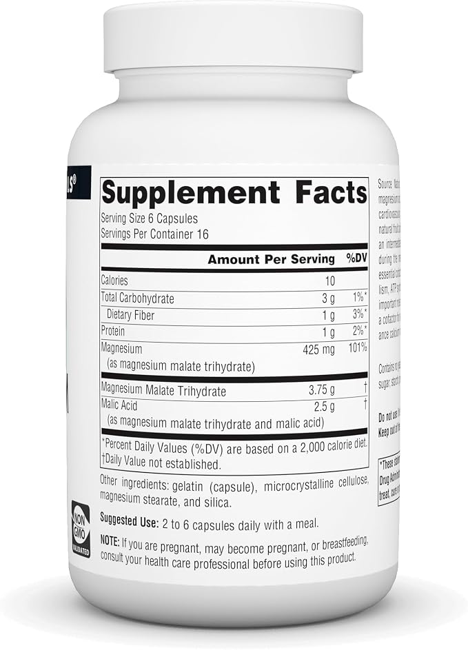 Source Naturals Magnesium Malate Capsules