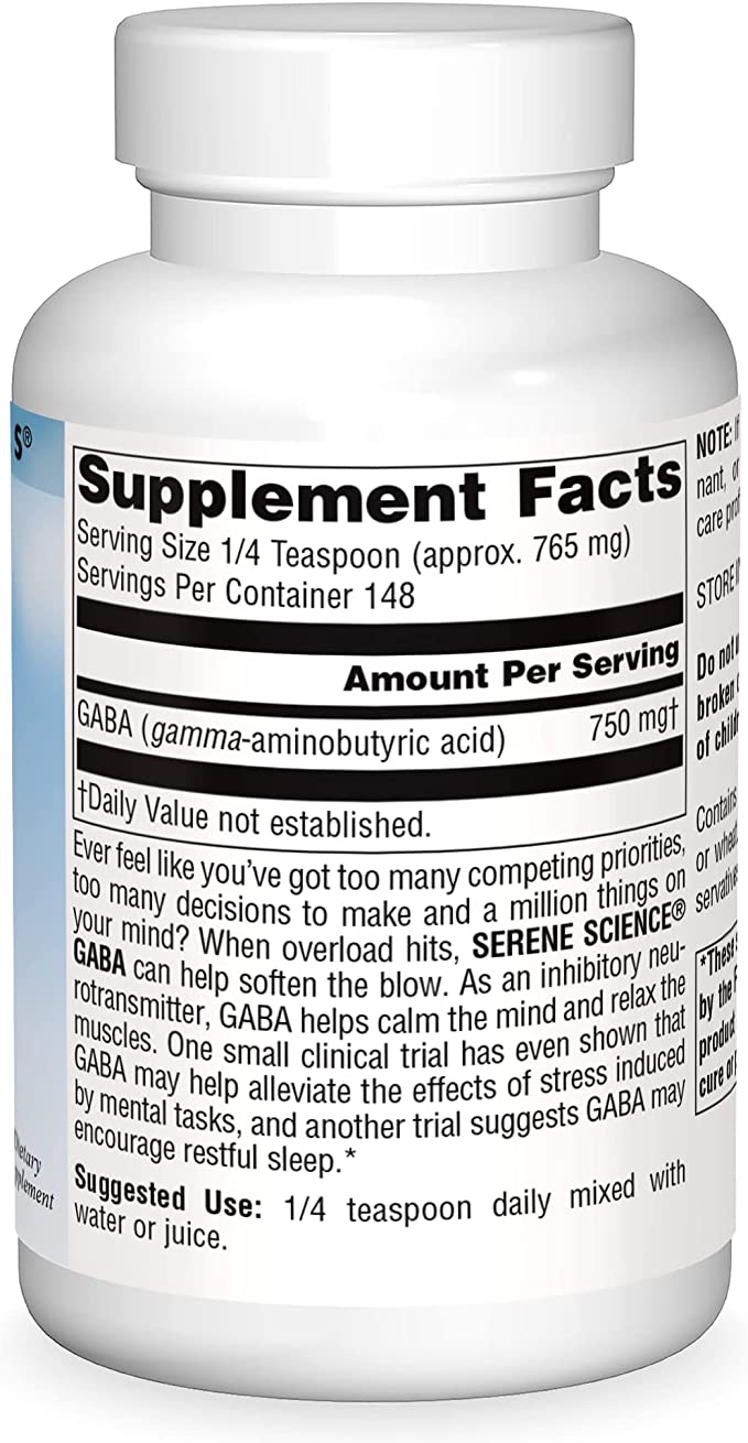 Source Naturals GABA Powder
