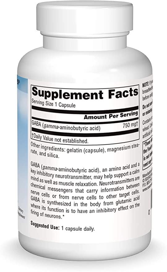 Source Naturals GABA Capsules