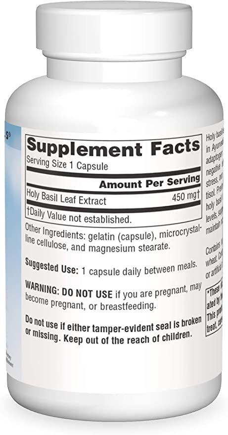 Source Naturals Holy Basil Extract Capsules