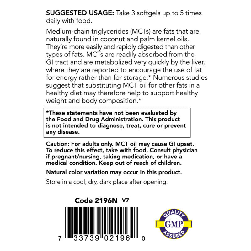 MCT Oil 1,000mg 150sg by Now