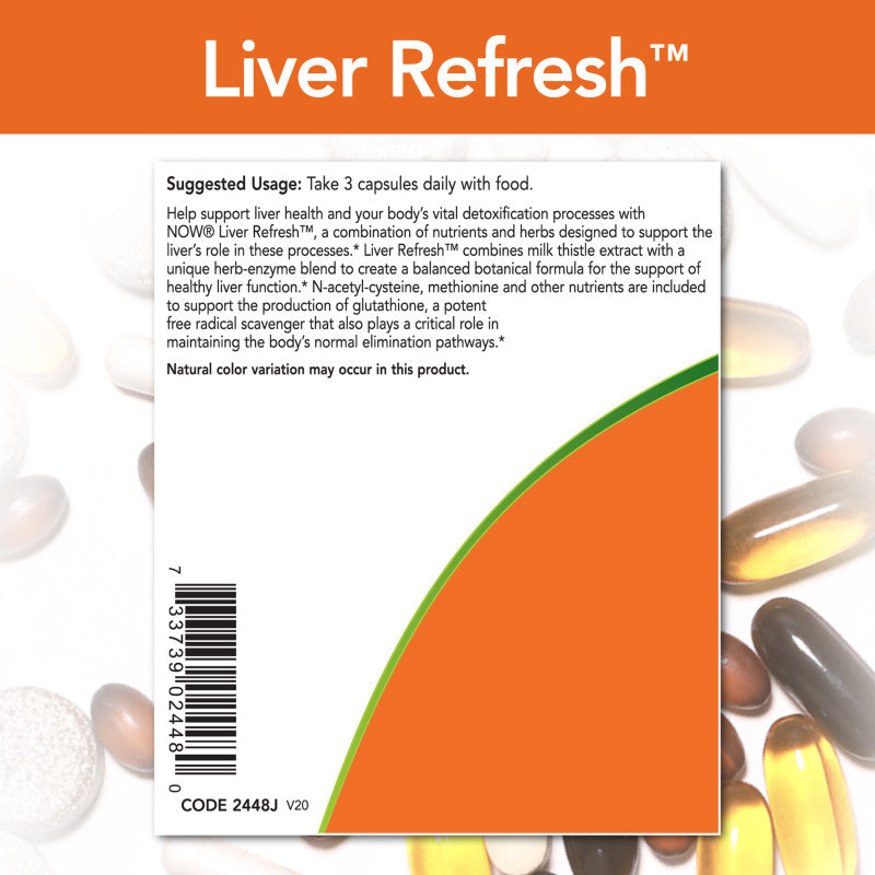 Liver Refresh 90VegCaps by Now