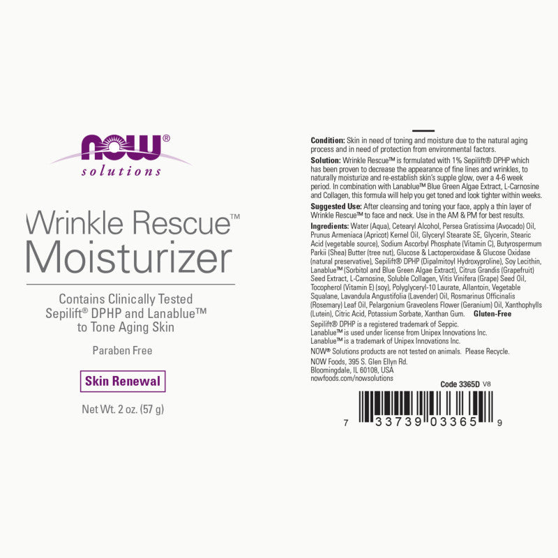 Wrinkle Rescue Moisturizer 2oz by Now