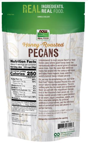 Pecans Honey-Roasted 8oz by Now