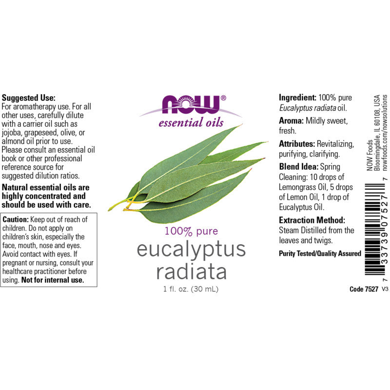Eucalyptus Radiata Oil 1oz by Now
