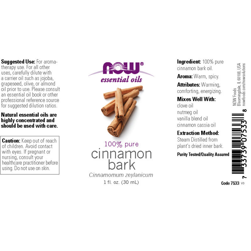 Cinnamon Bark Oil 1oz by Now