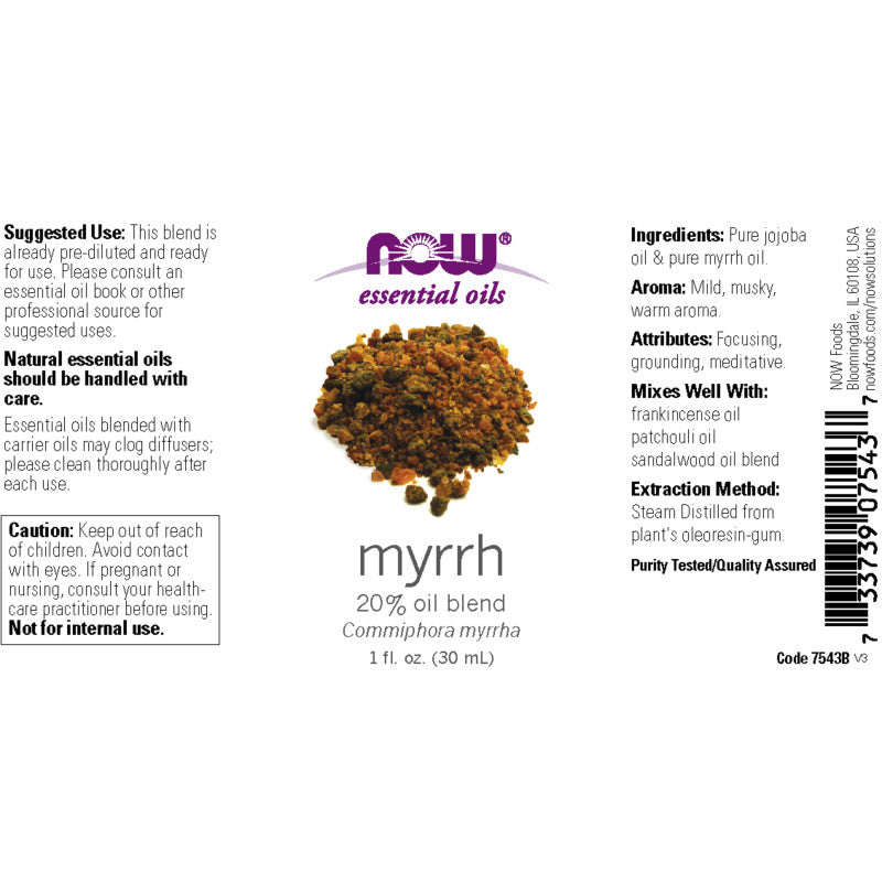 Myrrh 20% Oil Blend 1oz by Now