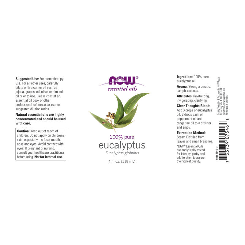 Eucalyptus Oil 4oz by Now
