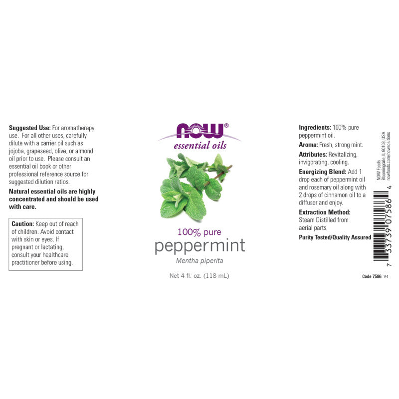 Peppermint Oil 4oz by Now