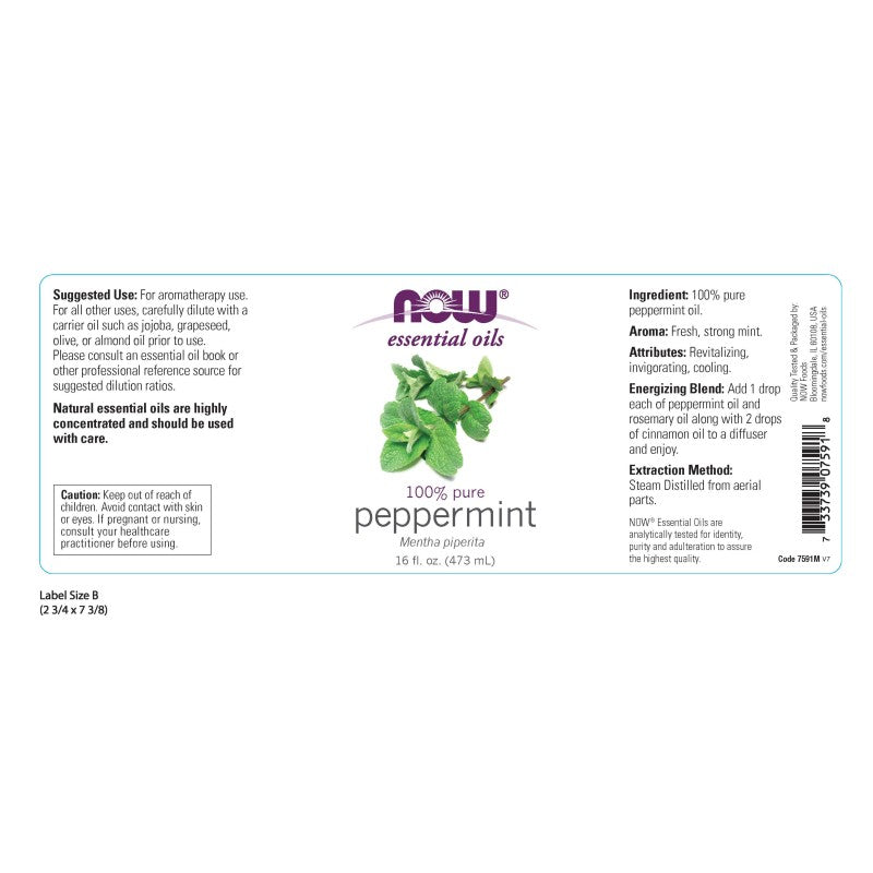 Peppermint Oil 16oz by Now