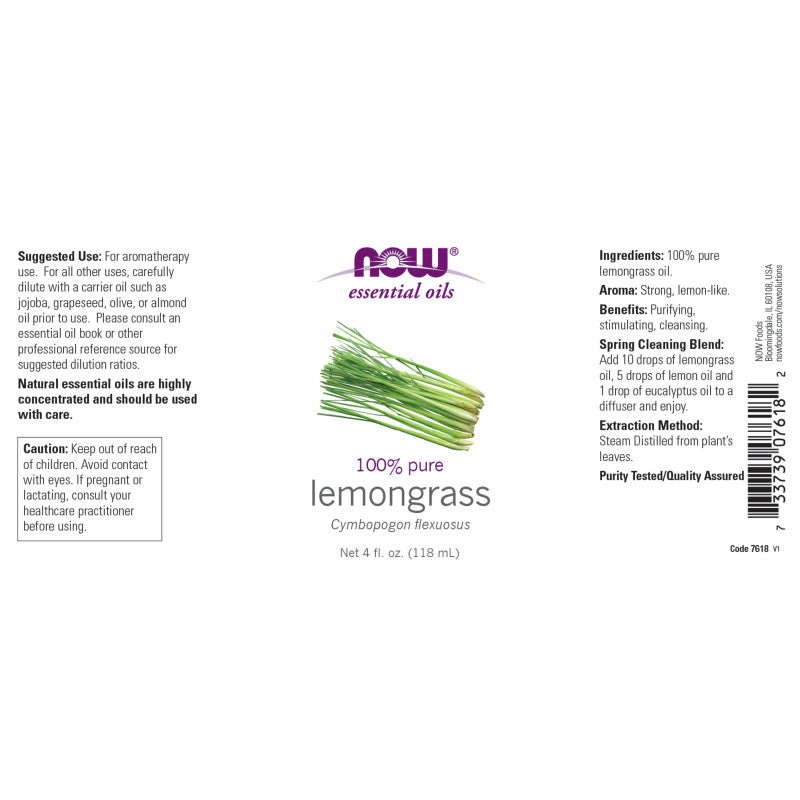 Lemongrass Oil 4oz by Now