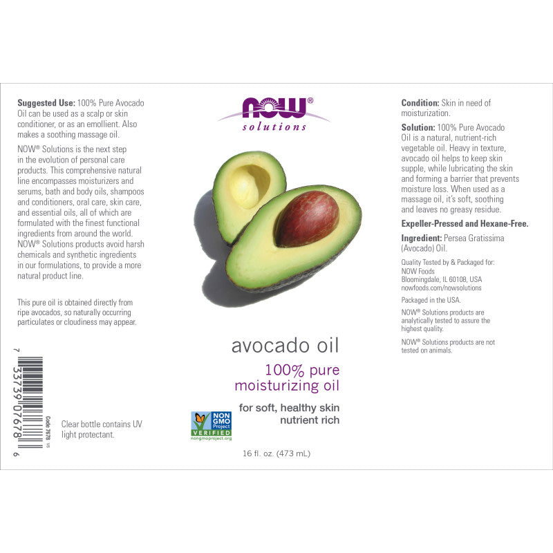 Avocado Oil 16oz by Now