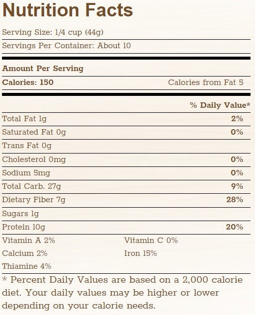 Green Lentils Organic 16oz by Arrowhead Mills