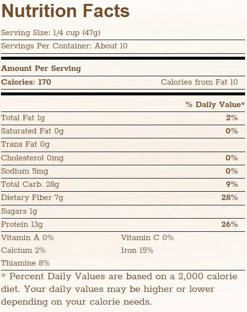 Red Lentils Organic 16oz by Arrowhead Mills