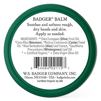 Badger Balm Organic for Hard Working Hands