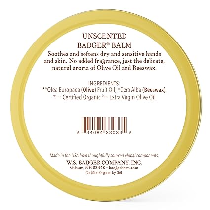 Sensitive Skin Balm Unscented by Badger