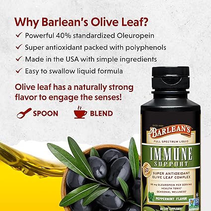 Immune Support Peppermint Liquid by Barlean's