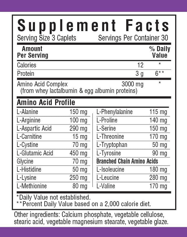 Amino Acids 1,000mg 90caps by Bluebonnet