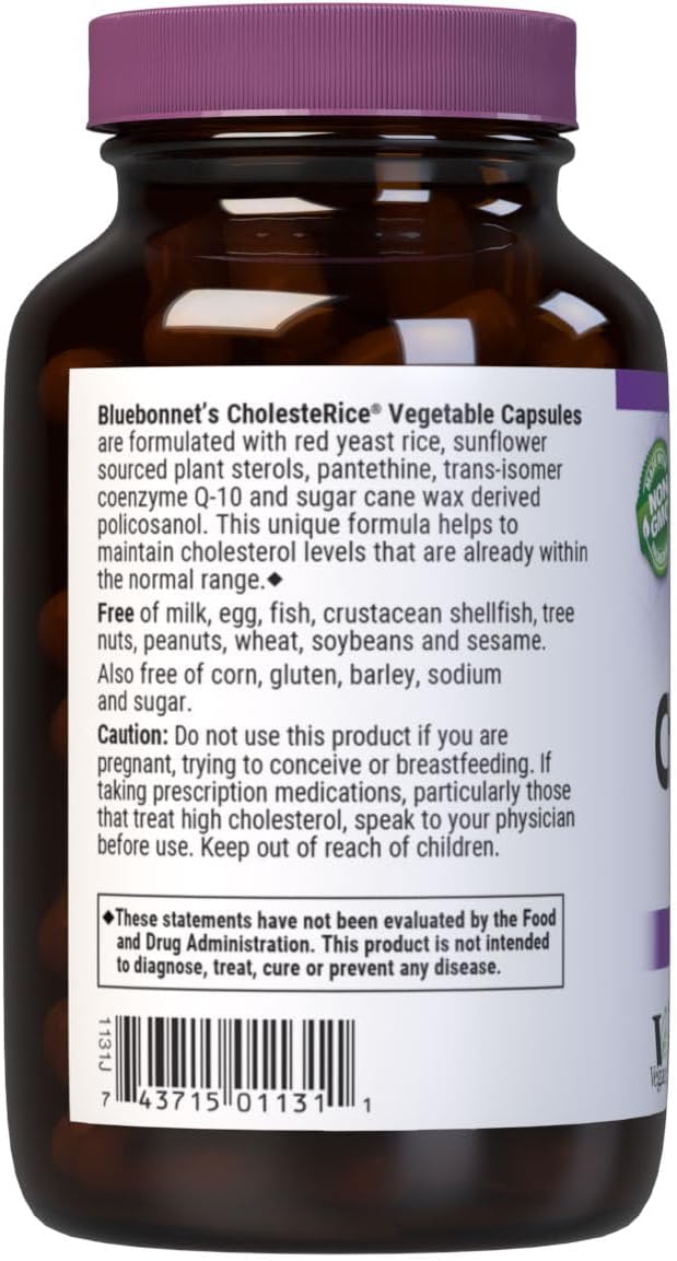 CholesteRice 60VegCaps by Bluebonnet