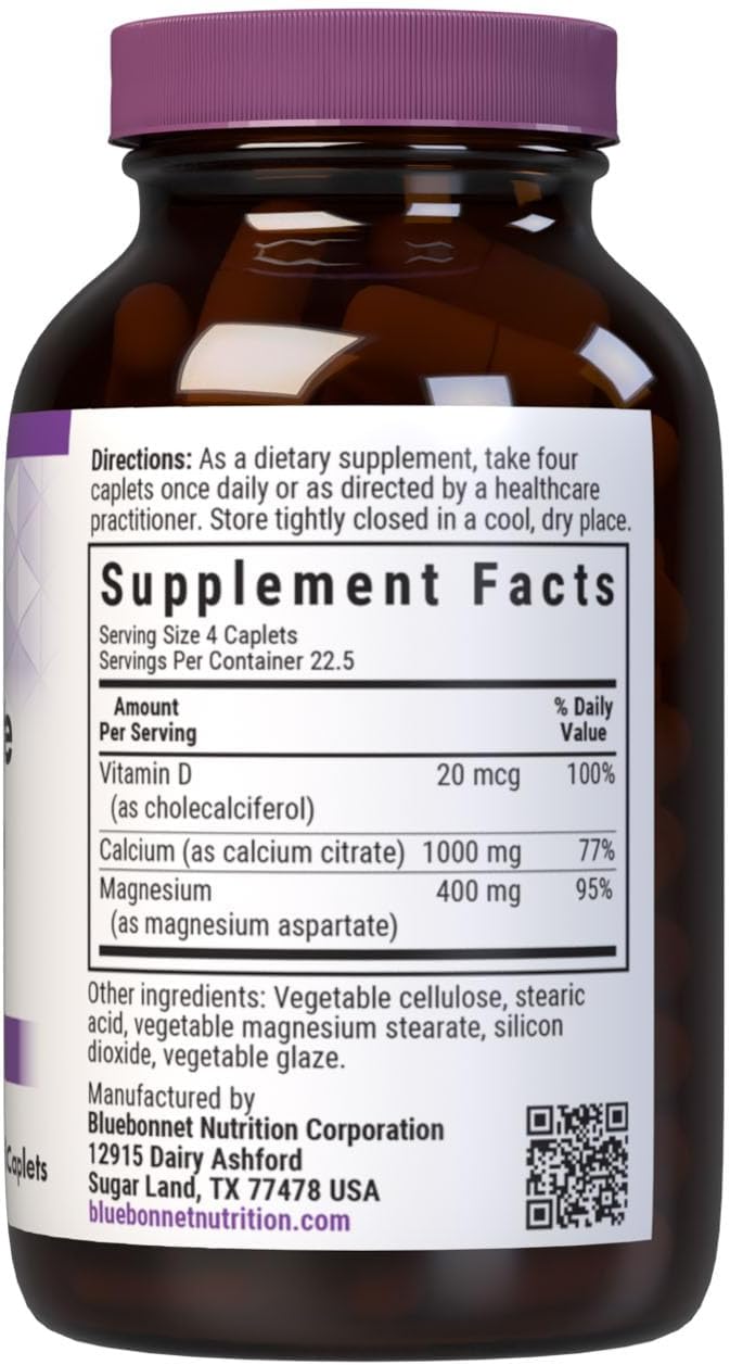 Calcium Citrate Magnesium Vitamin D3 90caps by Bluebonnet