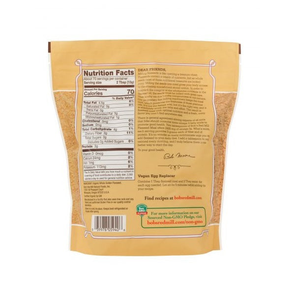 Golden Flaxseed Meal 32oz by Bob's Red Mill