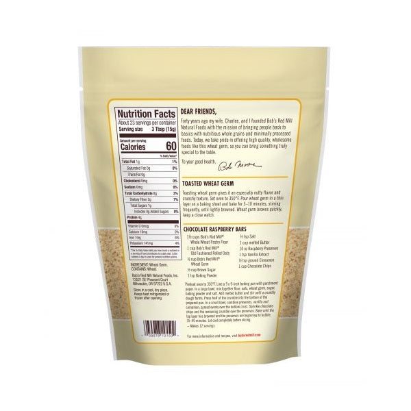Wheat Germ 12oz by Bob's Red Mill