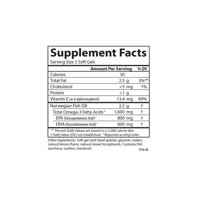 Omega 3 Elite Gems Softgels Bonus Pack by Carlson Labs