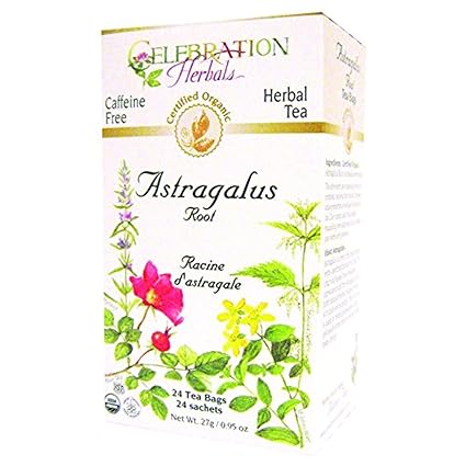 Astragalus Root Organic Tea Bags by Celebration Herbals
