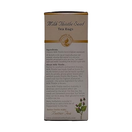 Milk Thistle Seed Organic Tea by Celebration Herbals