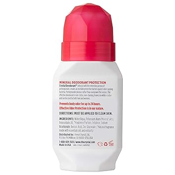 Pomegranate Crystal Roll On Deoderant by Crystal Body