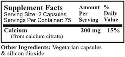 Calcium Citrate Capsules by Daily