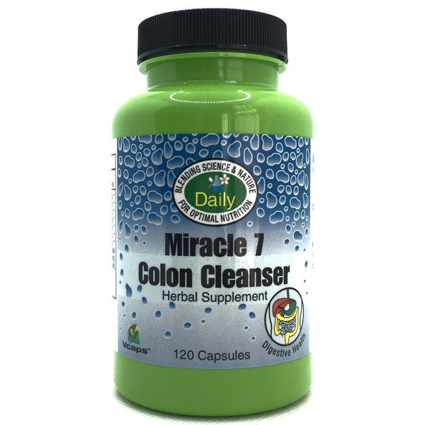 Miracle 7 Colon Cleanser Capsules by Daily – Wholesale Nutrition