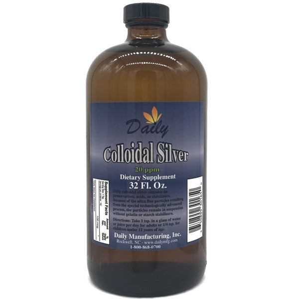 Colloidal Silver 20 PPM by Daily