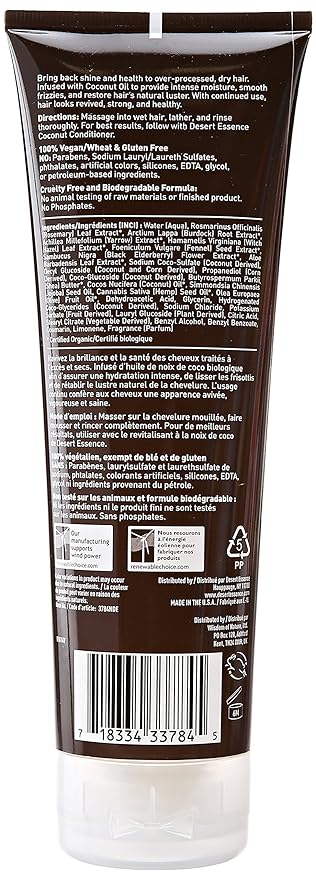 Coconut Nourishing Shampoo by Desert Essence