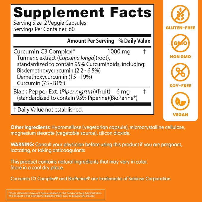 Curcumin C3 Complex Capsules by Doctor's Best