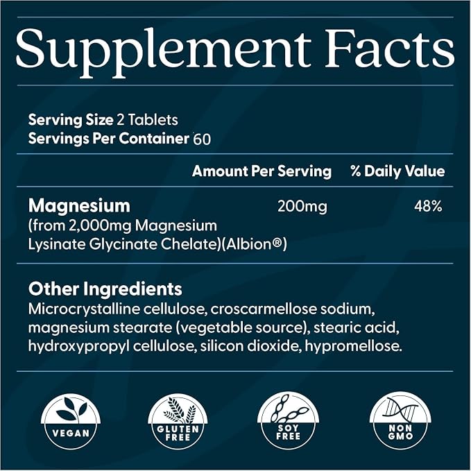 Magnesium Glycinate Tablets by Doctor's Best