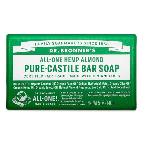 Pure-Castile Soap Bar Almond by Dr. Bronner's