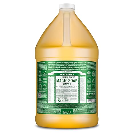 Pure-Castile Liquid Soap Almond Gallon by Dr. Bronner's