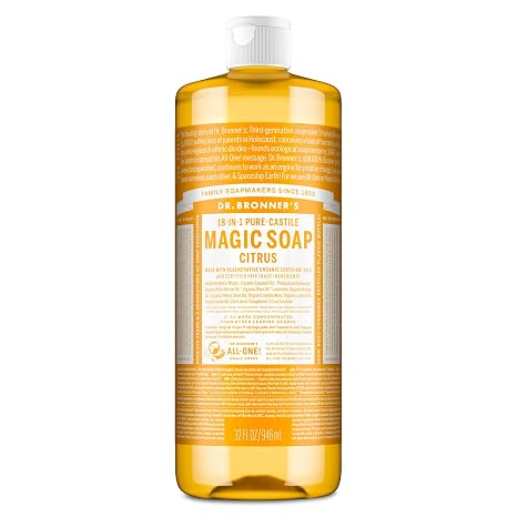 Pure-Castile Liquid Soap Citrus 32oz by Dr. Bronner’s