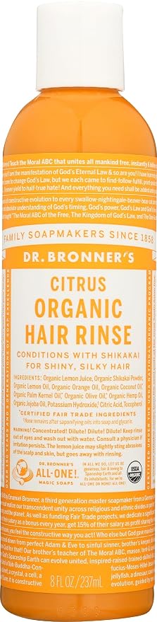Organc Hair Rinse by Dr. Bronner's