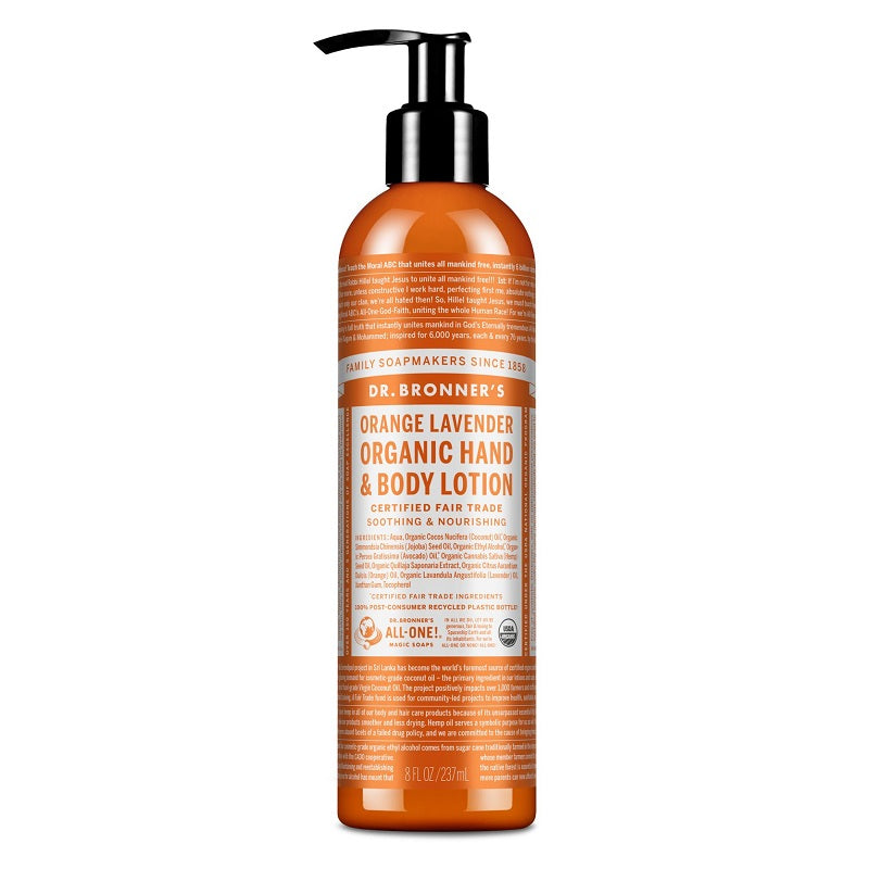 Organic Hand & Body Lotion Orange Lavender by Dr. Bronner's